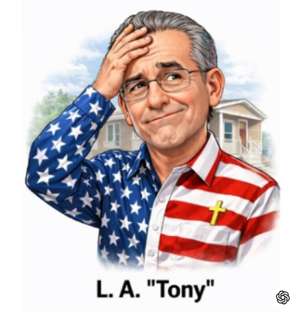 LATonyKovachCaricatureCartoonImageByChatGPT-MHLivingNews