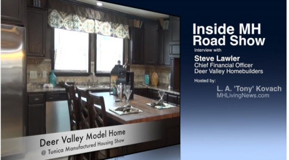 SteveLawler-CFO-DeerValleyHomebuildersGuinALinsideMHroadShow-ManufacturedModularHomeLivingNews-com-