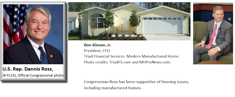 CongressmanDennisRossR-FL15-DonGlissonJrTriadFinancial-collageMHProNews-PostedMHLivingNews