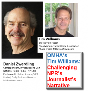 DanielZwenderlingNPR-TimWilliamsOMHA-ChallengingJournalistsNarrativePostedManufacturedHomeLivingNews