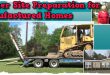 ProperSitePreperationForManufacturedHomesCatepillerBullDozerWaterRunoffFromSiteMHLivingNewsStanDyeStarHomesCullmanAL