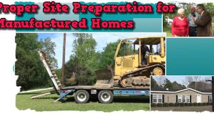 ProperSitePreperationForManufacturedHomesCatepillerBullDozerWaterRunoffFromSiteMHLivingNewsStanDyeStarHomesCullmanAL