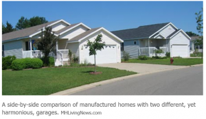 SideBySideComparisonManufacturedHomesDifferentHarmoniousGaragesDonWestphalManufacturedHomeLivingNewsMHLivingNews