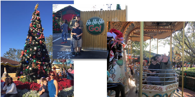 #ChristmasTrees#DisneySprings#Orlando#carousel#ChristmasLATonySoheylaTamasKovachMHLivingNews