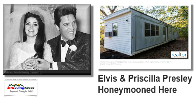 ElvisPriscillaPresleyHoneymoonedHereInThis1960sMobileHomeManufacturedHomeLivingNews