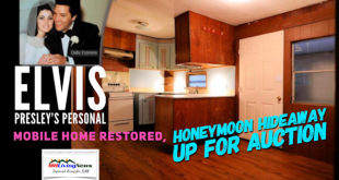 ElvisPriscillaPresleyHoneymoonHideawayMobileHomeRestoredAuctionMobileManufacturedHomeLivingNEws