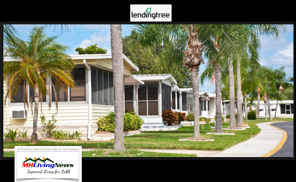 ManufacturedHomeCommunityPalmTreesNotMobileHomeParkLendingTreeLogoMobileManufacturedHomeLivingNews
