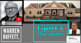 WarrenBuffettPhotoAffordableManufacturedHomesExpertLATonyKovachPhotoClaytonHomesCounterMHLivingNews600