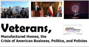 VeteransMobileManufacturedHomesCrisisAmericanPoliticsPoliciesManufacturedHomeLivingNewsLogo