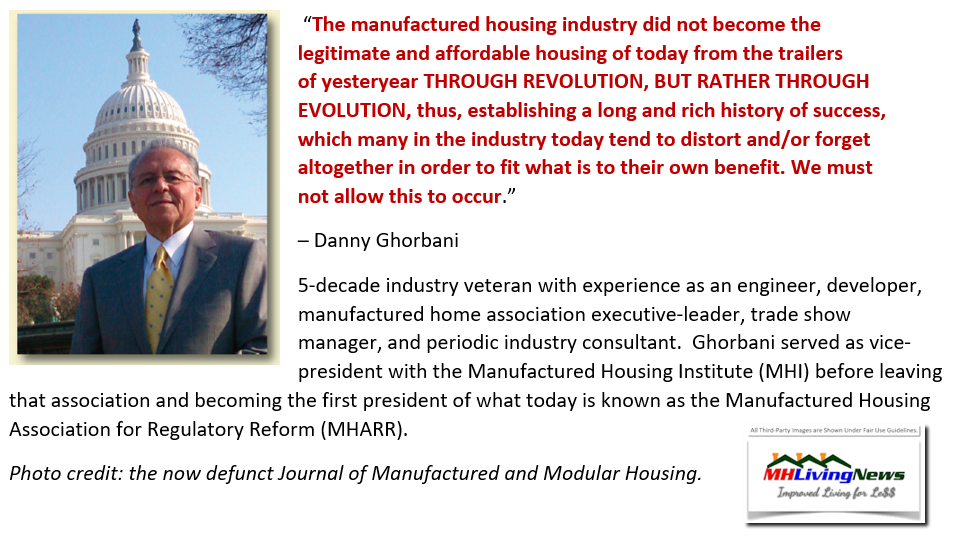 DannyGhorbaniPhotoManufacturedHousingAssocRegulatoryReformformerPresidentCEO-ManufacturedHomeLivingNewsQuote