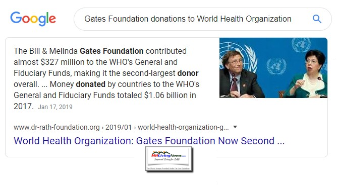 GatesFoundationDonationstoWorldHealthOrganizationWHOCNBCManufacturedHomeLivingNews