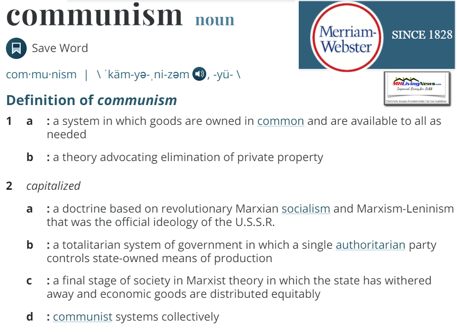 DefineCommunismMeriamWebster-MHLivingNews