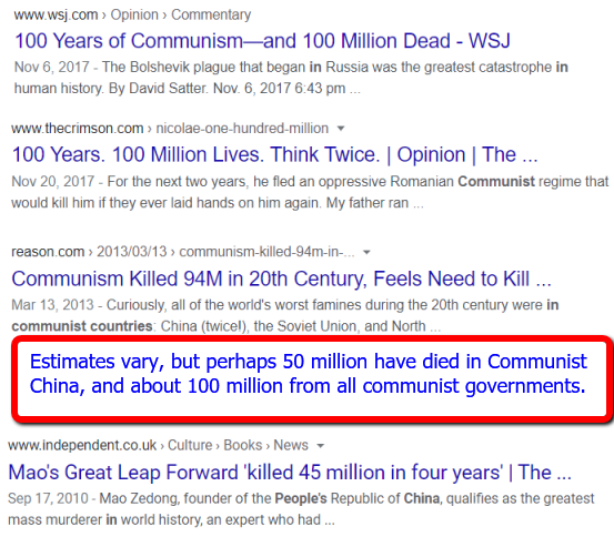 HowManyMillionsHaveDiedFromCommunismCommunistChinaMHLivingNews