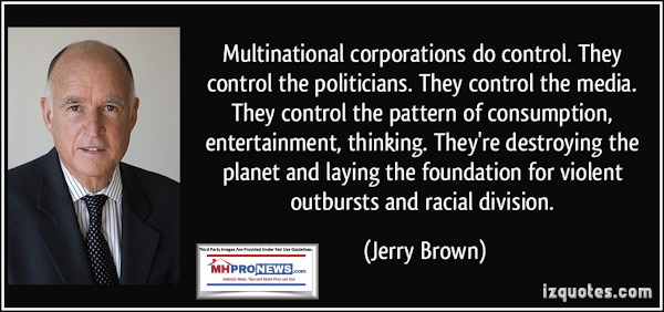 FormerCAGovJerryBrownQuoteMediaControlPoliticalControlConsumptionEntertainmentThinkingMHLivingNews