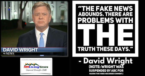 TheFakeNewsAboundsThereAreProblemsWithTruthTheseDaysQuoteDavidWrightPhotoABCNewsLogoMHLivingNewsFakeNewsQuote