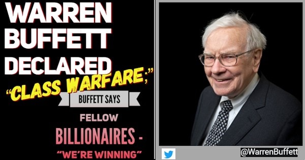 WarrenBuffettPhotoDeclaredClassWarfareBuffettSaysFellowBillionairesWereWinningQuotesMHLivingNews