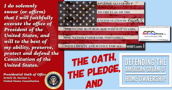 TheOathThePledgeDefendingTheAmericanDreamOfHomeOwnershipUSFlagMHProNewsSealofthePresident