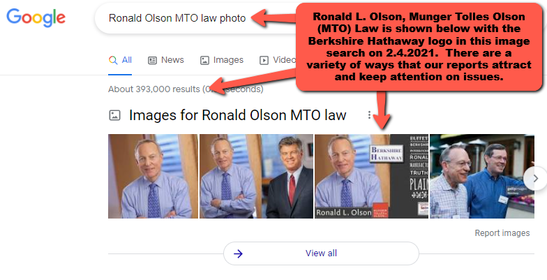 RonaldLOlsonPhotoMungerTollesOlsonLLPlogoBuffettsBoardBerkshireHathawayLogoInterlockingDirectoratesRonaldOlsonManufacturedHousingMHProNewsMHLivingNewsFelonyAntitrustRICOallegations