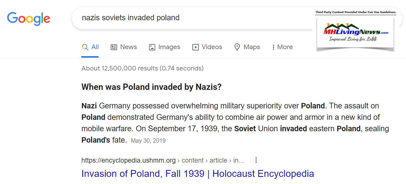 NazisSovietsInvadePolandSept1939MHLivingNews