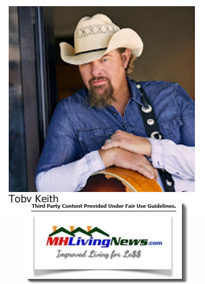 TobyKeithDoubleWideParadiseSingerArtistPerformerMHLivingNews