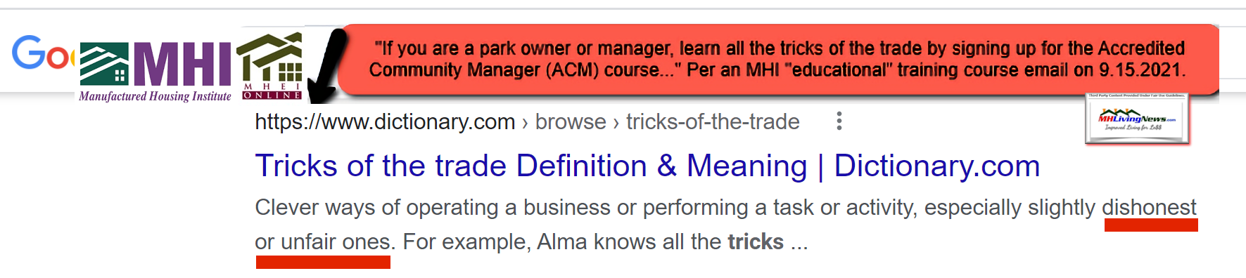 ManufacturedHousingInstituteLOGOManufacturedHousingEducationalInstitute-Logo-MHEI-LogoLearnTricksOfTheTradeDefinitionDictionaryMHProNewsMHLivingNewsFactCheck