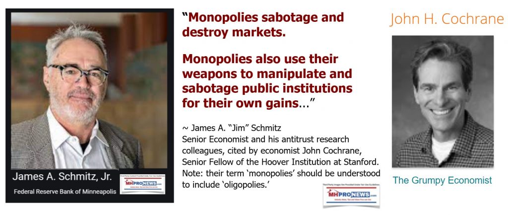 JamesSchmitzJrJohnHCochranePICsQuoteMonopoliesSabotageDestoryMarketsMonpoliesUseWeaponsManipulateSabotagePublicInstitutionsForOwnGainsMHProNewsQuoteableQuoteTFP