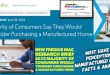 NewFreddieMacResearchBriefSaysMajorityOfConsumersWouldConsiderPurchasingManufacturedHomeMostHaveGoodPerceptionManufacturedHousingMHLivingNews