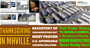 ThanksgivingInMHVilleBackstoryOfMisunderstoodYetMostProvenU.S.AffordableHousingTrailerHousesMobileHomesManufacturedHousingModernManufacturedHomesMHLivingNews