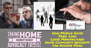 TakingManufacturedHomeCommunityResidentAdvocacyToNextLevelHowMobileHomeParkLandLeaseManufacturedHomeCommunityResidentsCanAchieveMoreMHProNews