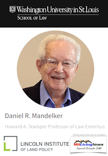 LawProfDanielR.MandelkerWashULawStLouisMoPhotoLogoLincolnInstituteMHLivingNews