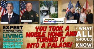 WeOwnManufacturedHomeExpertInMobileHomeManufacturedHomeLivingSoundsOffNeighborDeclaresYouTookAMobileHomeAndTurnedItIntoaPalaceWhatAllShouldKnowMHLivingNewsLogo