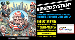 RiggedSystemFeudalFascistMarxistMegaCapitalistSocialistCorporateShellGamesUnderstandWhyWorkingMiddleClassesStruggleAmericanDreamAffordableHomeownershipFadesFactsAnalysisMHLivingNews