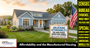 AffordabilityAndTheManufacturedHousingCensusBureauEvidence.WhatMostPoliticosAndSpecialInterestsArentTellingAffordableHousingHungryAmericansMHVilleFEA-MHLivingNews